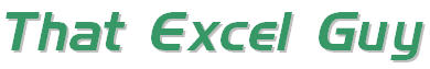 Title Graphic for That Excel Guy Index Page
